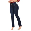 JEANS CLASICO CLAVEL - Azul Petróleo